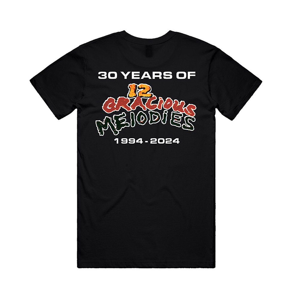 Black Stone Temple Pilots twelve gracious melodies anniversary tee.