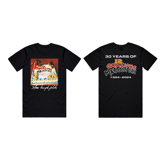 Black Stone Temple Pilots twelve gracious melodies anniversary tee.