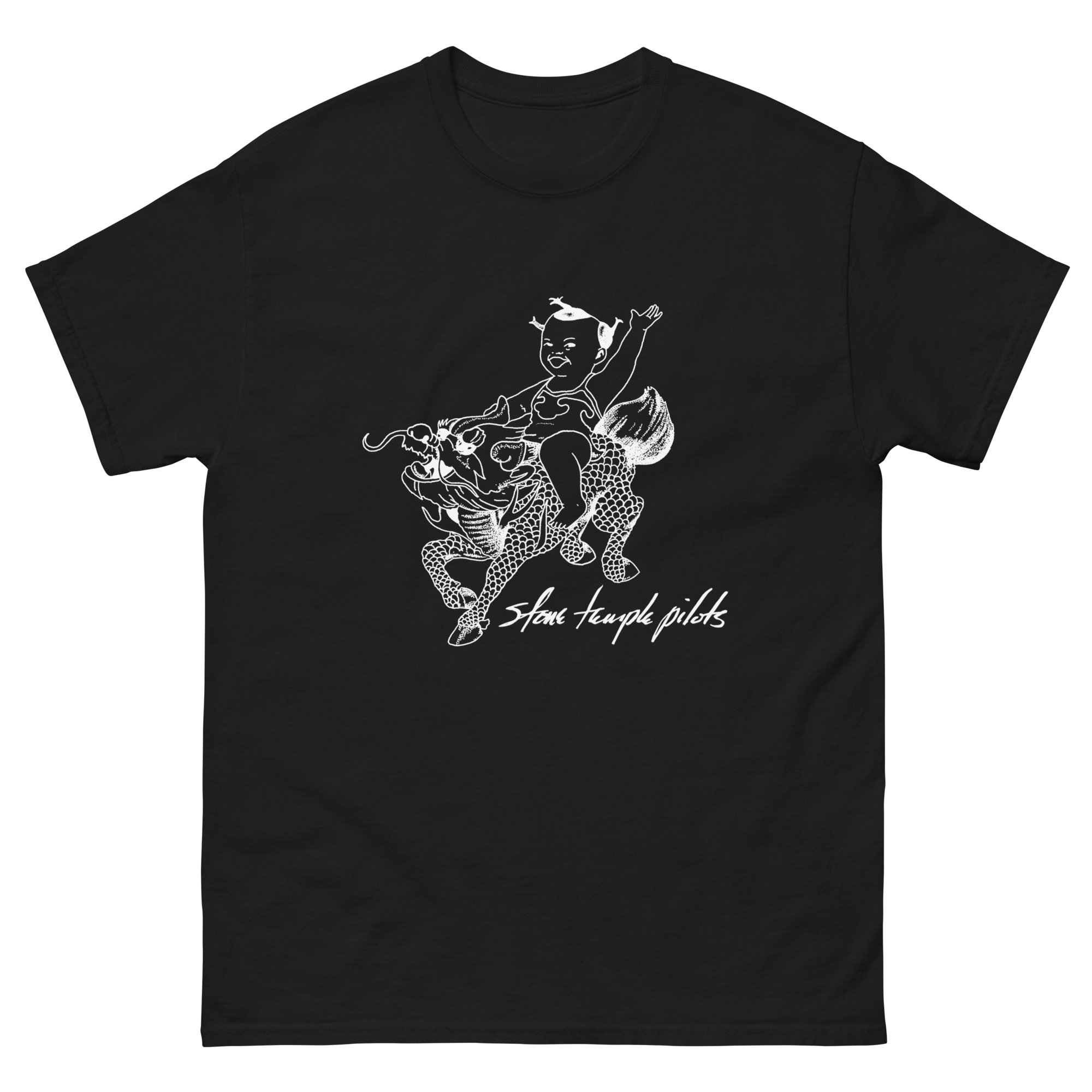Official Stone Temple Pilots Store - Exclusive Purple B&W Tee