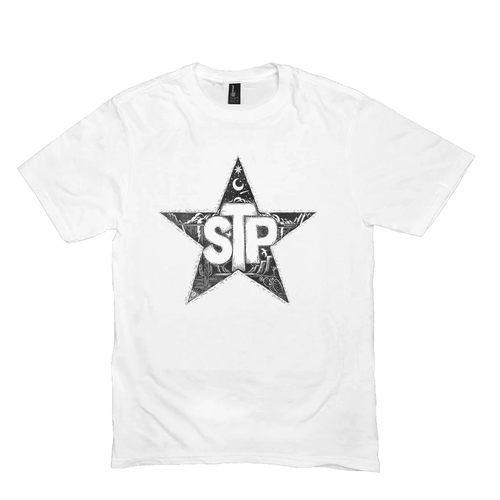 Desert Star White Tee