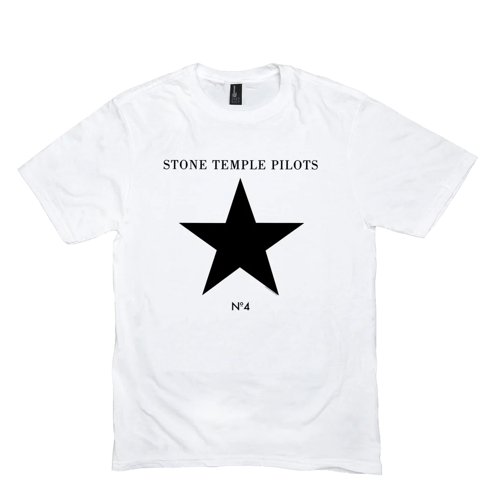 No.4 Star White Tee