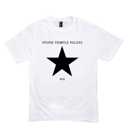 No.4 Star White Tee