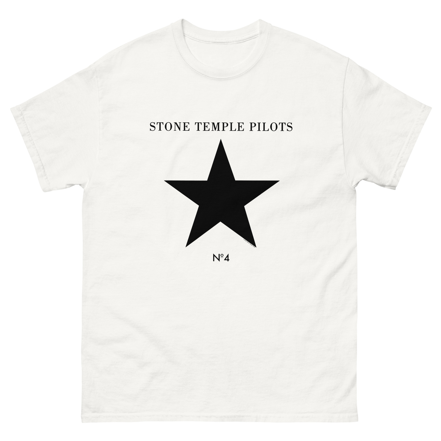 No. 4 Star White Tee