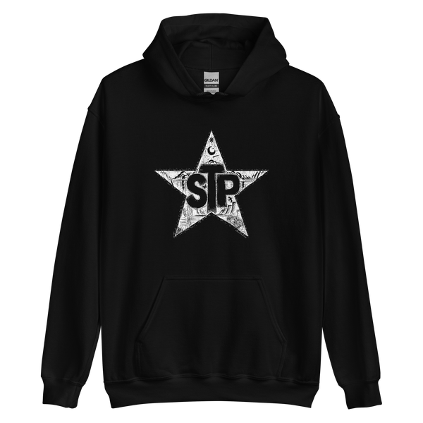 トップス Bristol ALL OVER STAR SWEAT HOODIE Stockholm Gray Glitter Star Hoodie | AURA & CO | Wolf & Badger